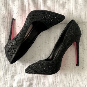 Studded Pointed Toe Heels